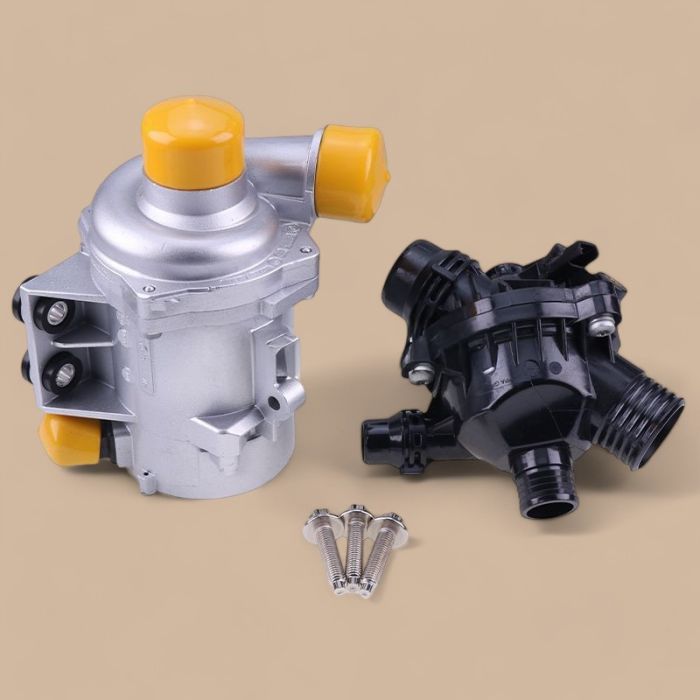 BMW Water Pump WIth Thermostat & Bolt 11517586925 Compatible for BMW 128i 325i 328i 528i 530i X3