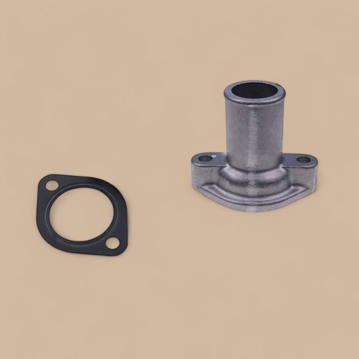 Kubota Thermostat Cover With Gasket 15321-73260 16221-73270 Compatible for Kubota D1703 Engine KX040 KX121 KX161-3 U45 L235 L245