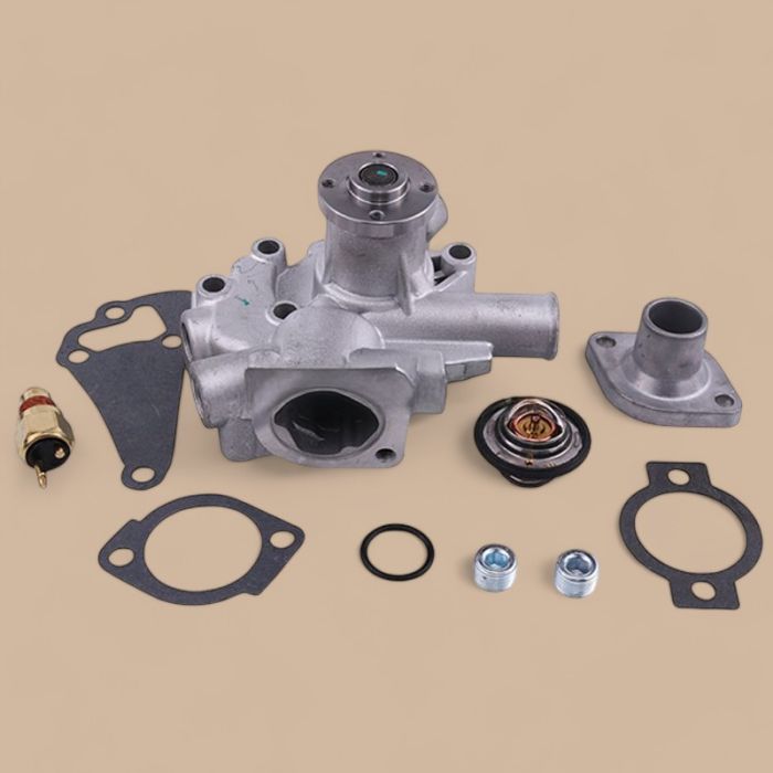 Komatsu Water Pump & Sensor & Thermostat Kit & Cover YM119660-42004 YM121250-44901 YM129350-49800 YM129350-49530 Compatible for Komatsu Engine 3D72-2HA 3D74E-3B