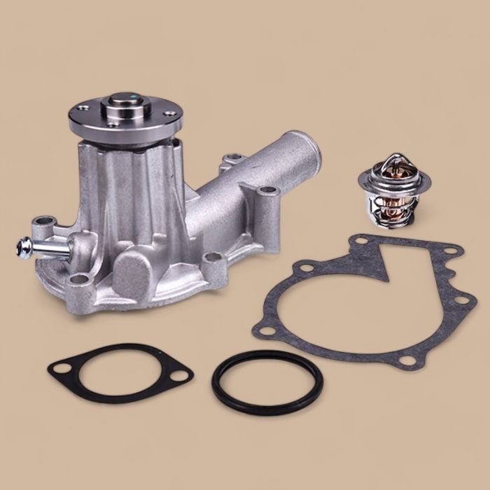 Kubota Water Pump 16251-73034 & Thermostat With Gasket 15531-73011 15531-73270 Compatible for Kubota Engine V1505 V1305 D905 D1005 D1105