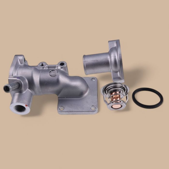Kubota Thermostat & Housing & Cover 19434-73014 16613-72700 15321-73260 Compatible for Kubota Engine D1005 D1105 D905 V1305 V1505