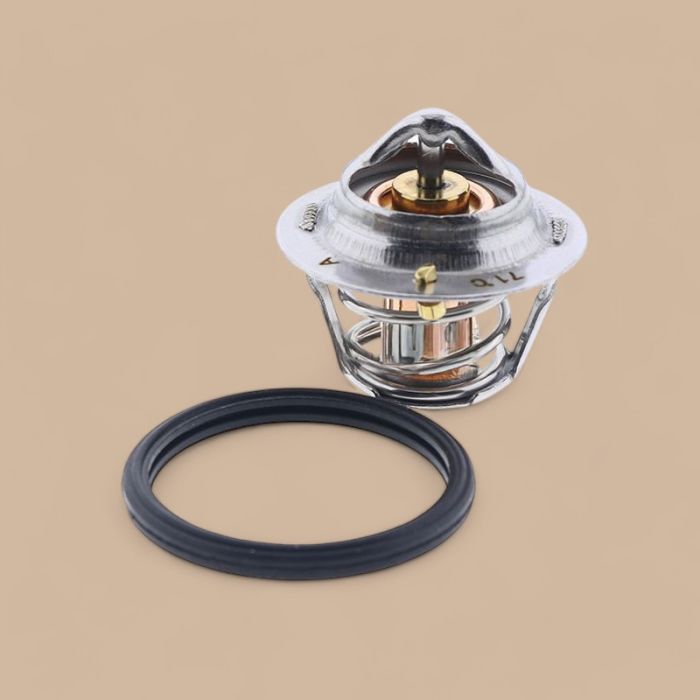 John Deere Thermostat CH15536 Compatible for John Deere 4019 4020 Yanmar 3TNA72C 3TNE74 3TNV76 Engine 430 650 750 655 755 756 855 856 670 770 850 950 1050 900HC GX355 X495 X595 Tractor