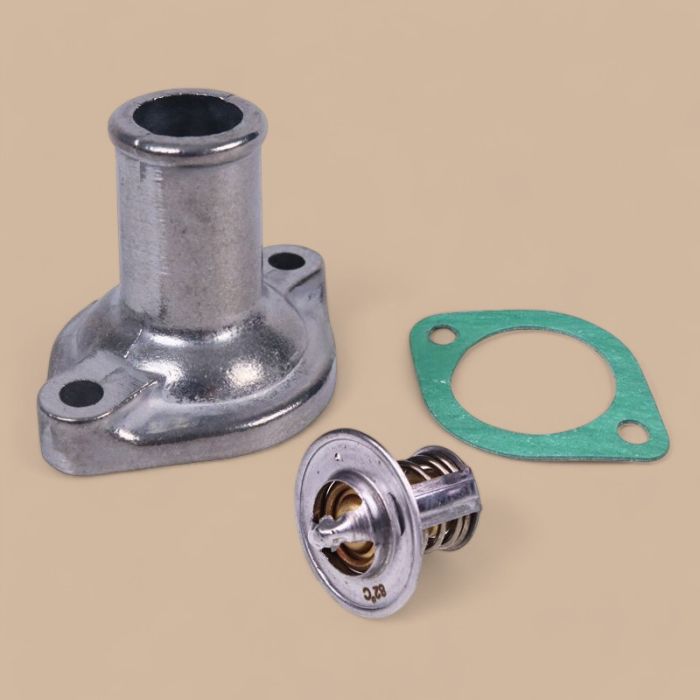 Kubota Thermostat Cover 15841-73260 & Thermostat With Gasket 15531-73010 16851-73270 Compatible for Kubota Engine Z482 D722