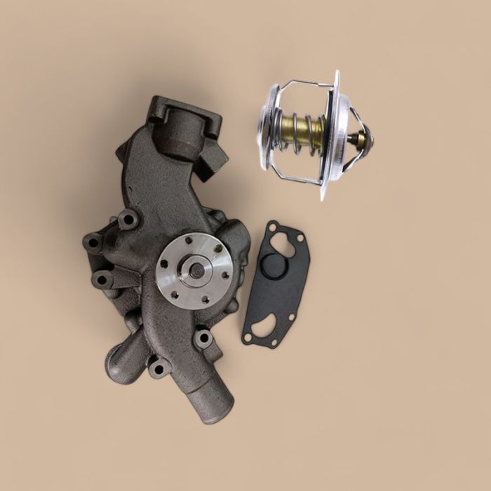 Komatsu Water Pump 6209-61-1100 & Thermostat 600-421-6360 Compatible for Komatsu Engine S6D95L-1 SA6D95L-1 SAA6D95LE-1 Excavator PC200-6 PC210LC-6 PC220LC-6L PC250LC-6L