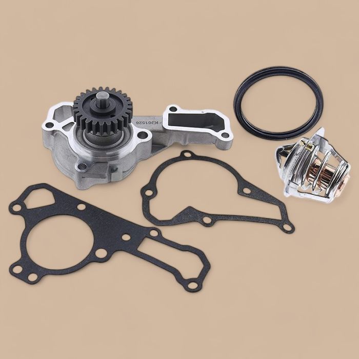 Kawasaki Water Pump 49044-2066 With Gaskets 11060-2450 & Thermostat 49054-2056 Compatible for Kawasaki Gas Mule