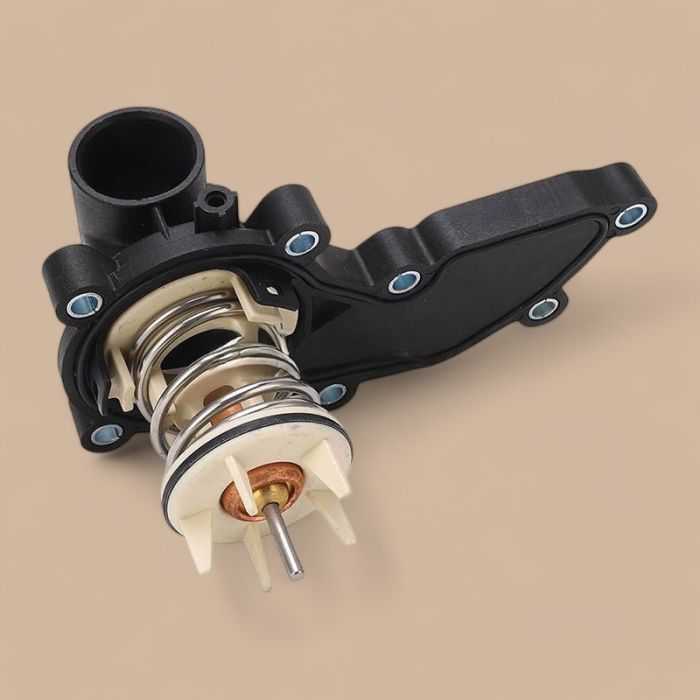 Audi Engine Coolant Thermostat Assembly 902-5218 06E121111AL Compatible for Audi S4 S5 A6 A7 A8 Q5 Q7 SQ5 Porsche Cayenne