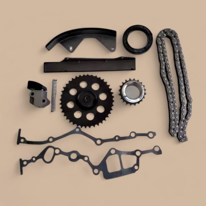 Nissan Timing Chain Kit 13021-03G00 13070-21002 Compatible for Nissan D21 Z24 Atlas Cabstar Caravan Cedric Civilian Crew Datsun Gloria Navara