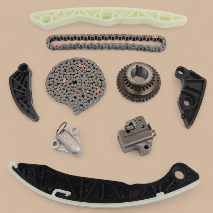Mitsubishi 9 Pieces Timing Chain Kit MN183891 Compatible for Mitsubishi Engine 4B12 4B11 Lancer