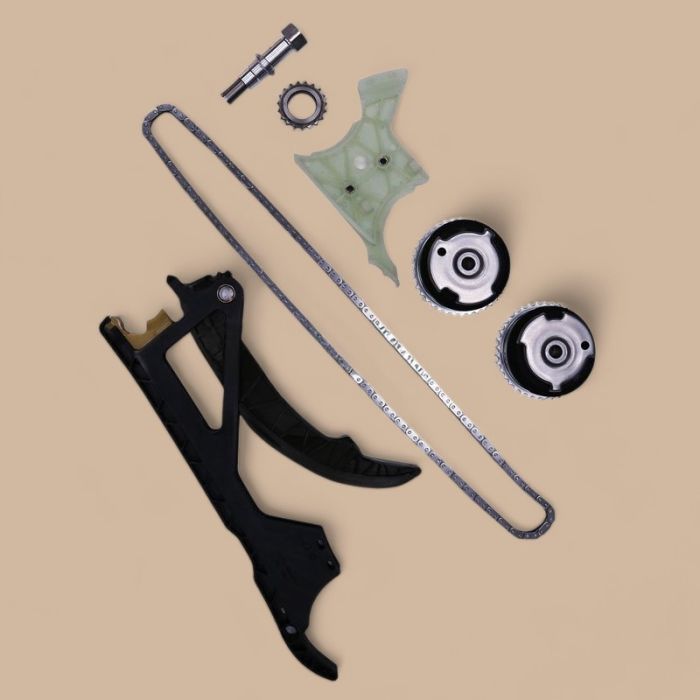 BMW Timing Chain Kit Exhaust Intake Camshaft VVT Compatible for BMW 320 328 X5 N51 N52 S55