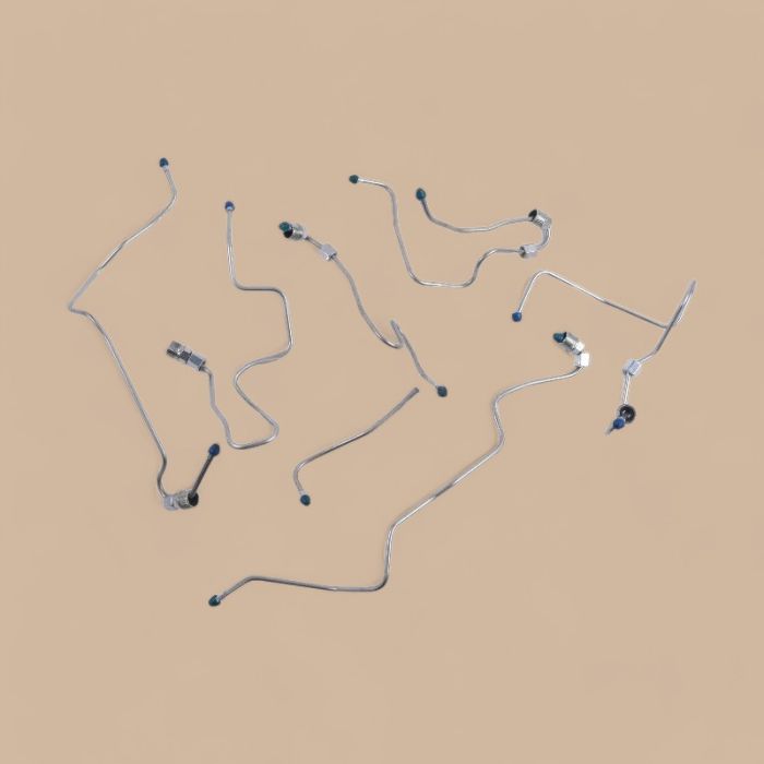 Cummins Fuel Injector Supply Line Set 3943765 3943767 Compatible for Cummins Engine 4B3.9 6B5.9 ISB QSB5.9 QSB6.7 Hyundai Loader HL760-7 Excavator R290LC-7