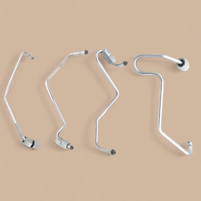 Isuzu Fuel Injector Pipe Set 8970177881 8970177871 8970177891 8970177901 Compatible for Isuzu Engine 4JG1 4JB1 New Holland Excavator E70SR E80 E80MSR EH70 EH80 E70