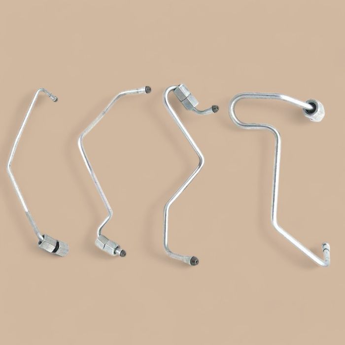 Isuzu Fuel Injector Pipe Set VI8970177881 VI8970177871 VI8970177891 VI8970177901 Compatible for Isuzu Engine 4JG1 4JB1 Kobelco Excavator SK80CS-1E 80MSR-1E 80MSR 70SR 70SR-1E SK80CS