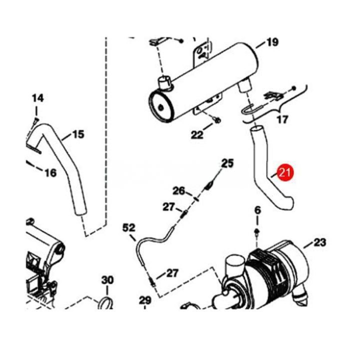 Bobcat Exhaust Pipe 7140375 Compatible for Bobcat Excavator 337 341