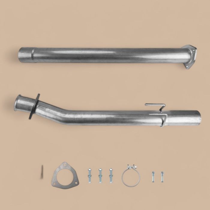 Ford 4'' Down-pipe Back DPF Delete Race Pipe Compatible for Ford Engine Powerstroke 6.7L Superduty Pickup Truck F-250 F-350 F-450 2011-2022