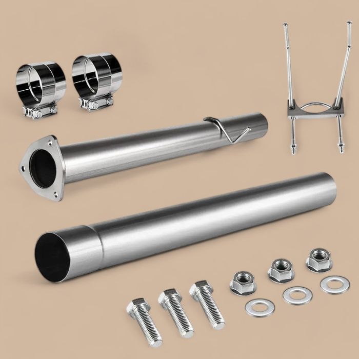 Cummins 4'' Down-pipe Back Exhaust Compatible for Cummins Engine 6.7L Dodge Ram 2500 Ram 3500