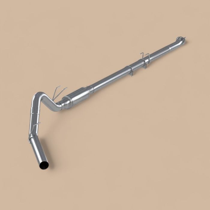 Ford 4'' Down-pipe Back Race Exhaust Wthout Muffler Compatible for Ford Engine Powerstroke 6.7L Truck Ram 2500 Ram 3500 2011-2023