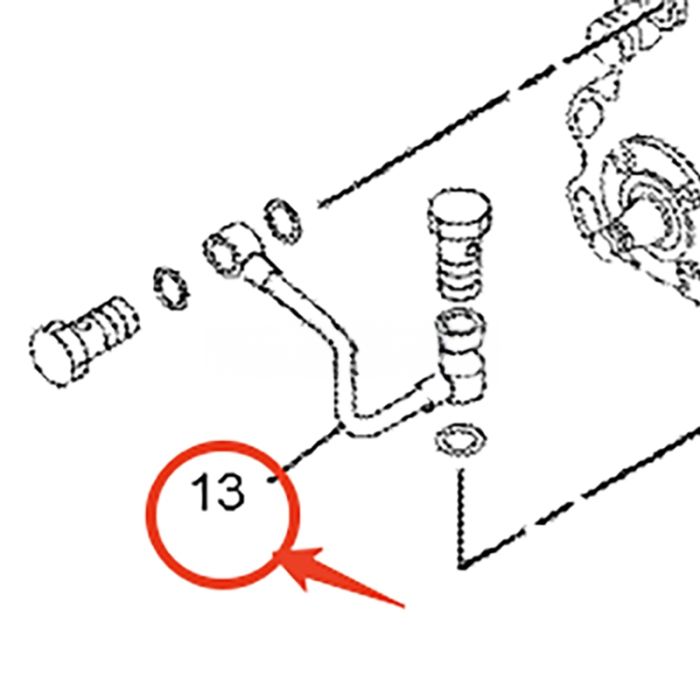 Mitsubishi Fuel Line Assembly 280-3783 Compatible for Mitsubishi Engine S3Q2 S4Q2T Caterpillar CAT Excavator 303.5D 303C-CR 304C-CR 304D-CR 305C-CR 305.5D 305D