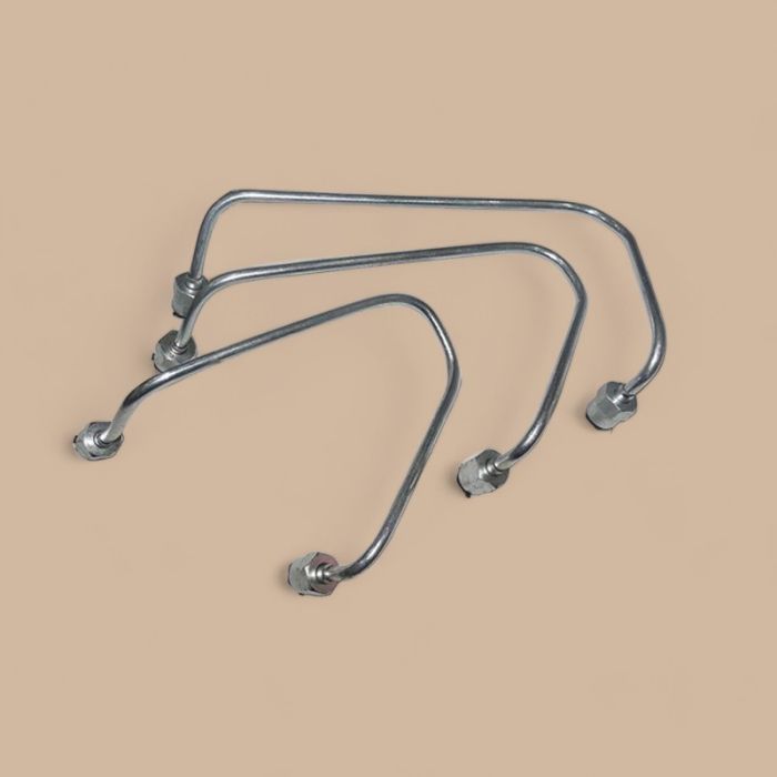 Kubota Injection Pipe Set Compatible for Kubota Engine D1703 Excavator KX033-4 U35-4 Tractor L2501D L2501F L2501H