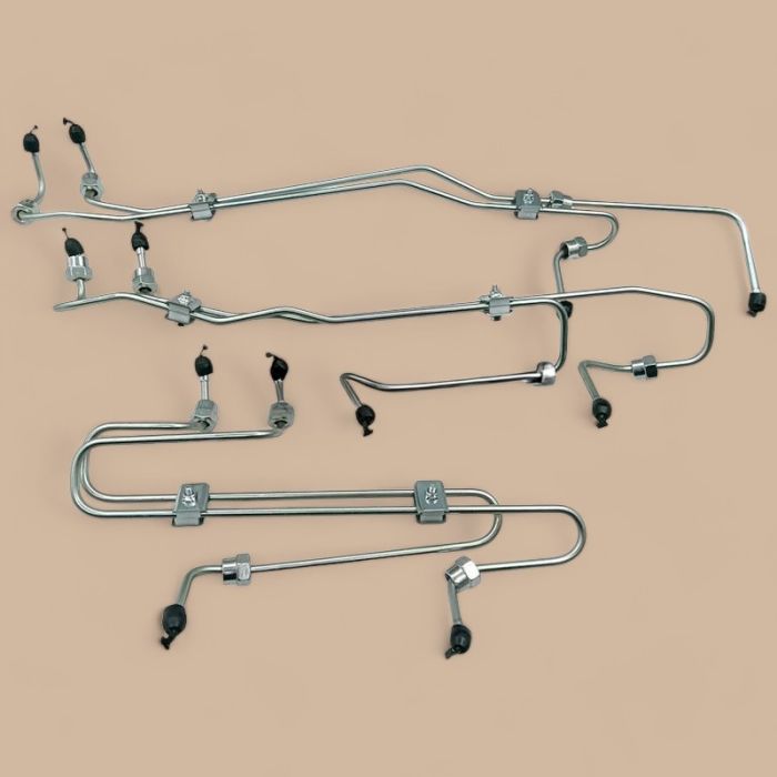 Caterpillar Fuel Injection Lines Kit Compatible for Caterpillar CAT Engine 3406B Loader 980C 980G 980F