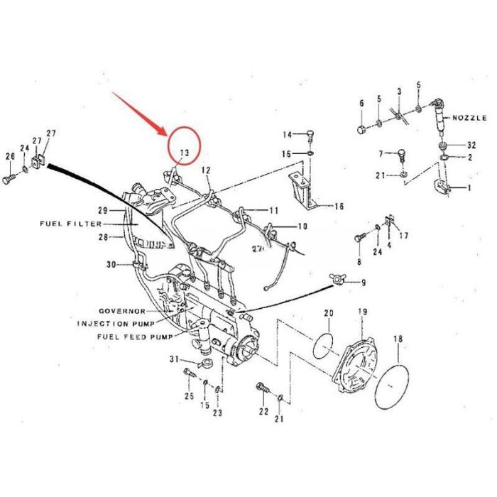 Caterpillar For Caterpillar CAT Excavator 311 311B 312 312B Engine 3064 Pipe 5I-7876