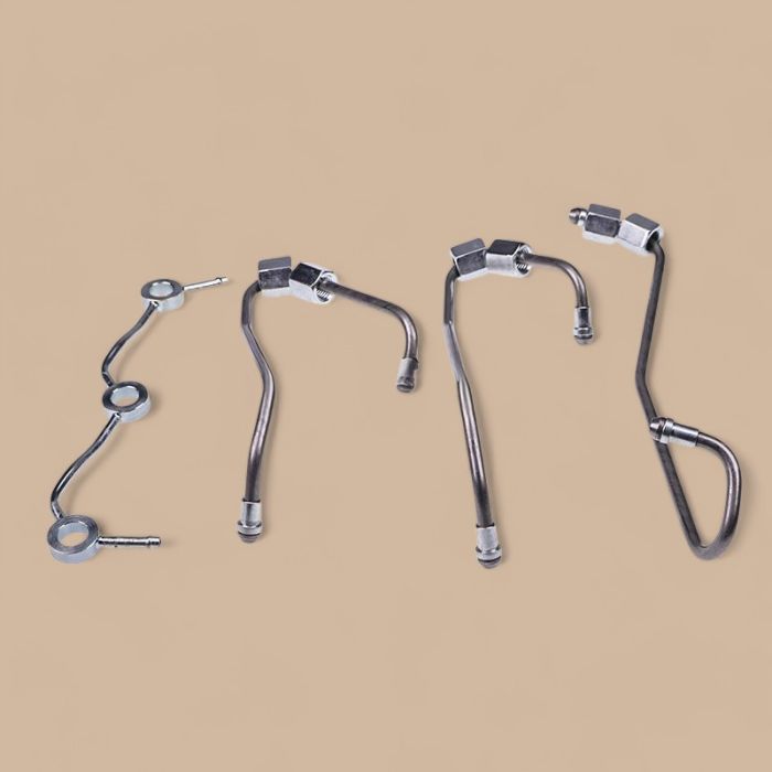 Kubota Fuel Injector Pipe Set Compatible for Kubota F2680E F2880E B1700 B2100 B2320 B2410 RTV1140CPX RTV1140CPXR ZD28 ZD32