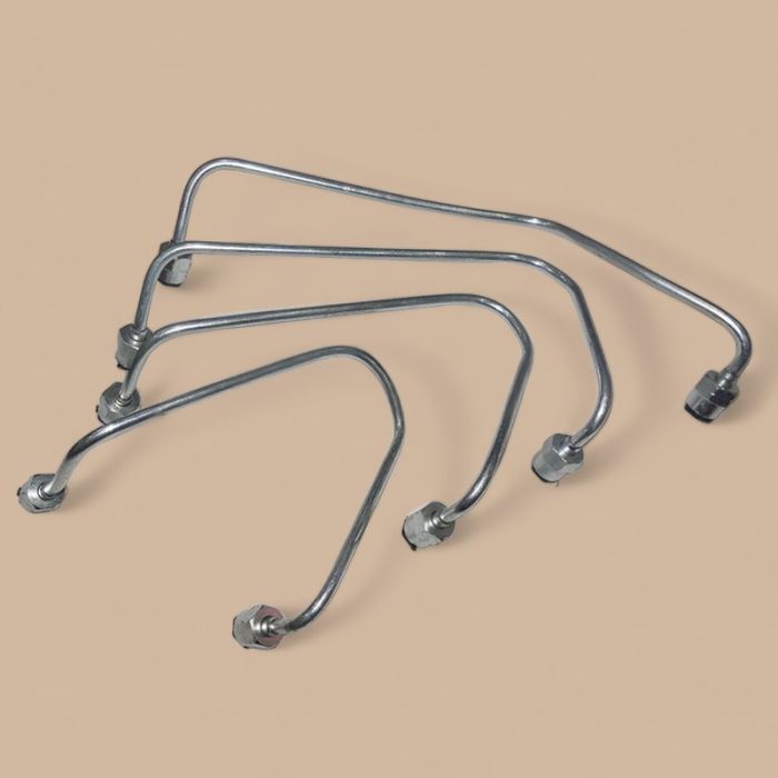 Kubota Fuel Injector Pipe Set Compatible for Kubota L285 L345 L355 KH-90 KH-101 KH-151 KX101 KX151 R400 R410