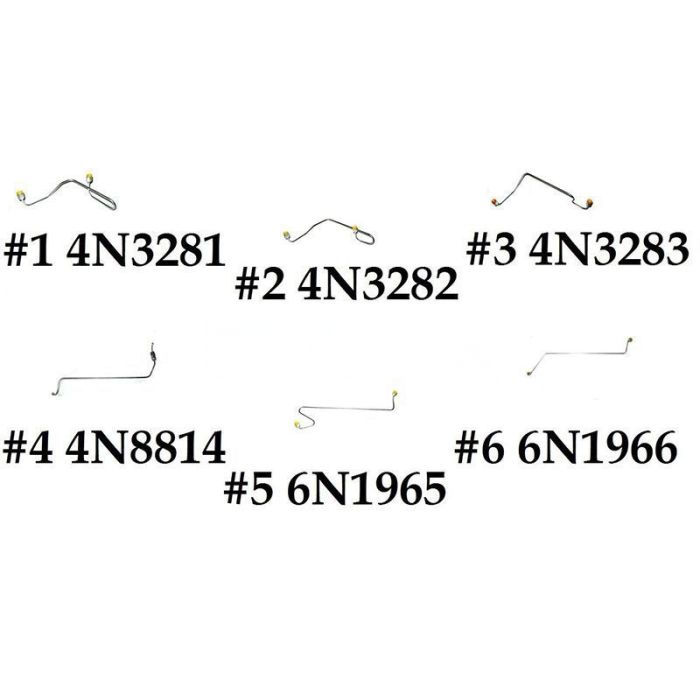 Caterpillar Fuel Line Kit 4N3281 4N3282 4N3283 4N3284 6N1965 6N1966 Compatible for Caterpillar CAT Engine 3306