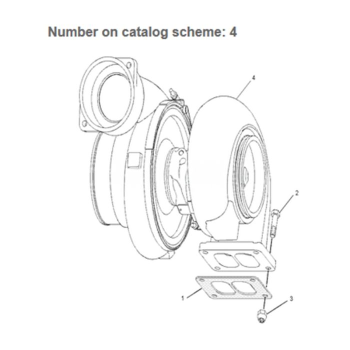 Caterpillar Turbo GT5008B Turbocharger 196-5953 Compatible for Caterpillar CAT Generator SR4 Engine 3456
