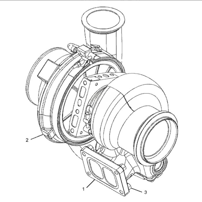 Caterpillar Turbocharger 417-7921 Compatible for Caterpillar CAT 374F L Excavator C15 Engine