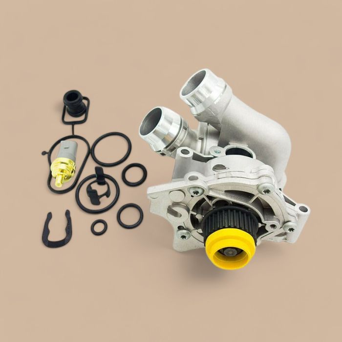 Audi Water Pump Assembly 06H121026CD Compatible for Audi A4 A5 A6 Q5 Q3 TT Volkswagen Beetle GTI Jetta Passat Tiguan 2.0L L4