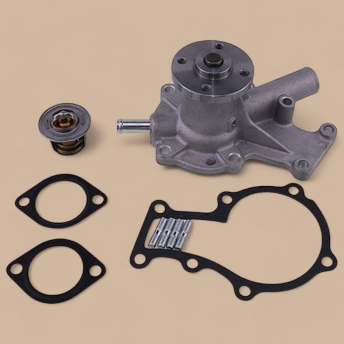 Kubota Water Pump With Thermostat 15881-73030 Compatible for Kubota Engine Z482 Z602 D662 D722 D902 Tractor BX1500D BX1870