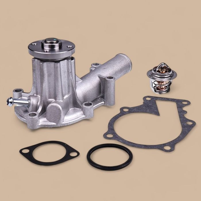 Kubota Water Pump with Thermostat Kit 6680278 6653948 6732199 Compatible for Kubota Engine D1005 D1105 Bobcat B100 B200 B250 BL275 463 553 S100 S70