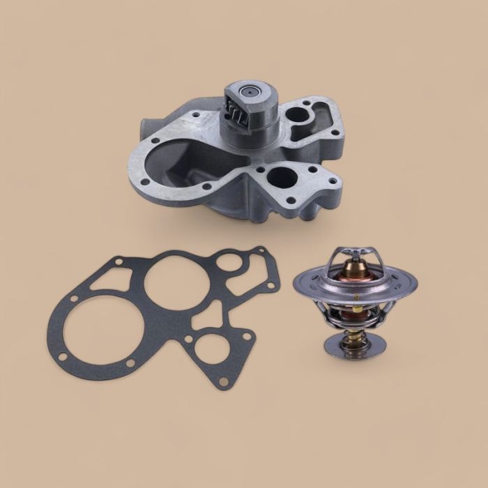 JCB Water Pump With Thermostat 02/202510 02/100192 Compatible for JCB Loader 2CX 3CX 4CX 214E 215 216 217 1400B