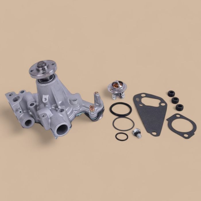 Komatsu Water Pump With Gasket & Thermostat YM119802-42000 Compatible for Komatsu Engine 3D82AE-6 3D82AE-5P-CB Excavator PC27R-8