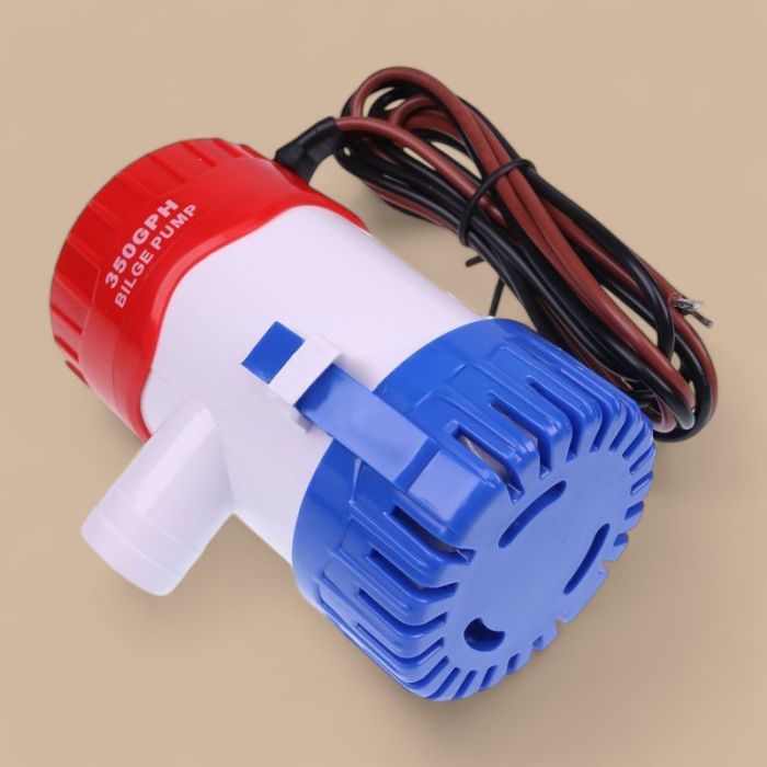 Marine 24DA Bilge Pump 360 GPH 12V DC 3/4" Hose Compatible for Marine