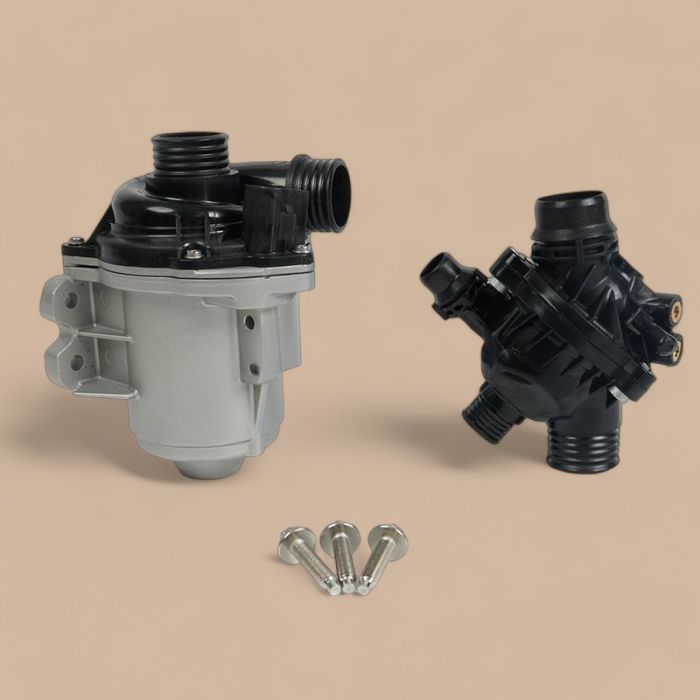 BMW Water Pump With Thermostat A2C59514607 Compatible for BMW X1 X3 X4 X5 X6 Z4 135i 335i 535i 640i 740Li 740i