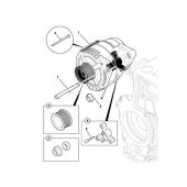 JCB 14V 95A Alternator 320/20172 Compatible for JCB Engine Tier III GVF Rough Terrain Forklift