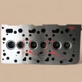 Kubota Standard Overhaul Rebuild Kit & Cylinder Head Assembly & 3 Pieces Glow Plug Compatible for Kubota Engine D905 D905E D905B D905H