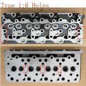 Kubota Engine V2203 V2203T V2203E V2203B Complete Cylinder Head 1J860-03040 Compatible for Kubota Excavator KX121-2 KX121-3 KX121-3S KX121-3ST KX161-2 KX161-3 U45S