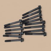Kubota 14Pcs Cylinder Head Bolt 16241-03450 Compatible for Kubota Engine D1105 Tractor B21 B26