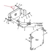 Komsatu Aftercooler 6209-61-4100 6209614100 Compatible for Komsatu Engine SA6D95L-1C Excavator PC200-6 PC200-6H PC200-6J PC200-6S PC200-6Z PC230-6