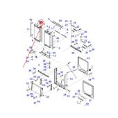 Komatsu Water Tank Radiator 421-03-61121 4210361121 Compatible for Komatsu Wheel Loader WA470-8 WA470-8E0