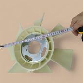 Komatsu Cooling Fan YM129612-44740 Compatible for Komatsu Engine 4D84E-3 4D88E-3 Excavator PC40-7 PC45R-8 Loader SK510 SK815 SK820