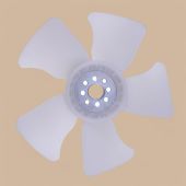 Kubota Fan 1K123-74110 Compatible for Kubota Mower ZD1021 ZD1021-3 ZD323 ZG332LP ZG332P ZP330LP