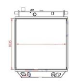 Komatsu Water Tank Radiator 154-03-71101 Compatible for Komatsu Bulldozer D85PX-15 D85EX-15R D85MS-15