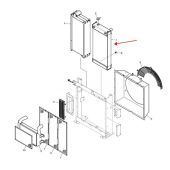 Doosan Water Tank Radiator 440211-00829 Compatible for Doosan Daewoo Excavator DX140LC-5 DX160LC-5 DX165W-5 DX180LC-5