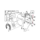 Volvo Water Tank Radiator 11852474 Compatible for Volvo Skid Steer Loader MC110B MC80B MC90B