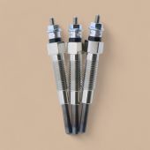 Mitsubishi 3 Pcs Glow Plug Compatible for Mitsubishi Engine S3L2 S3L Peljob Excavator EB250 EB300 EB306