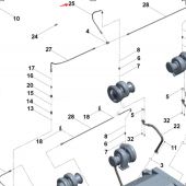 Cummins Flexible Hose 3635129 Compatible for Cummins Engine QSK60