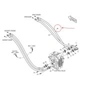 Doosan High Pressure Hose DS2040412 Compatible for Doosan Daewoo Komatsu Excavator DX300LC DX300LL